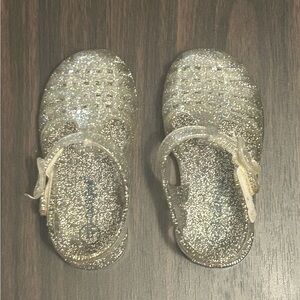 Cat & Jack Sparkly Gold Kids Sandals